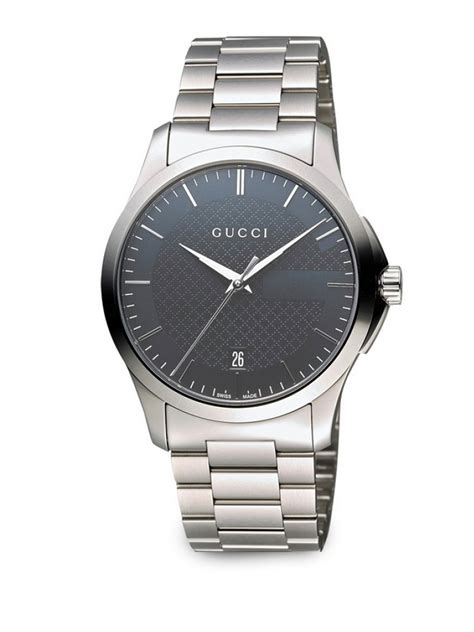 gucci stainless steel g watch